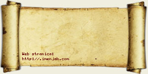 Isidora Kujović vizit kartica